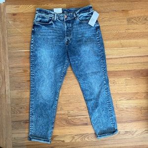 🌻NWT H&M High Waist Mom Jean Loose Fit Size 12